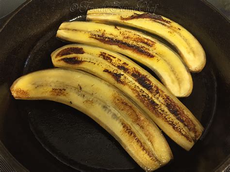 They make a great addition to breakfast or with any grilled food. Fried Bananas - Foodie Home Chef