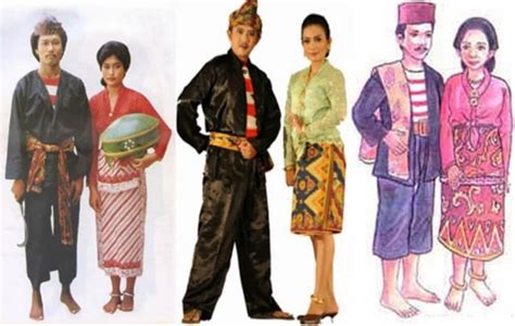 Menakjubkan 30 Gambar Kartun Orang Memakai Baju Adat Kumpulan Gambar