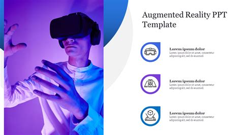 incredible augmented reality ppt template slide design