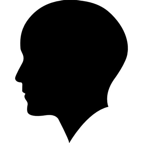 Male With Bald Hair Side View Free People Icons
