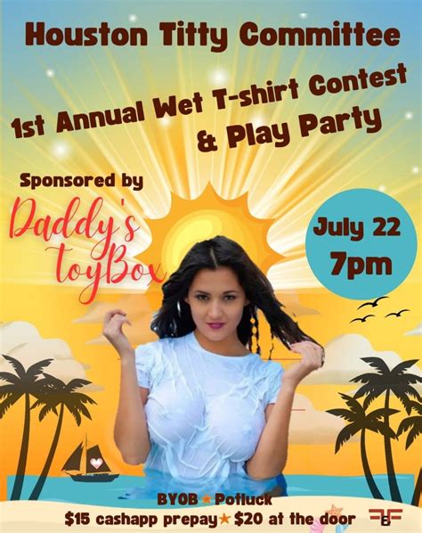 1st Annual Wet T Shirt Contest At The House Of Training Anr Abf Houston Adult Breastfeeding