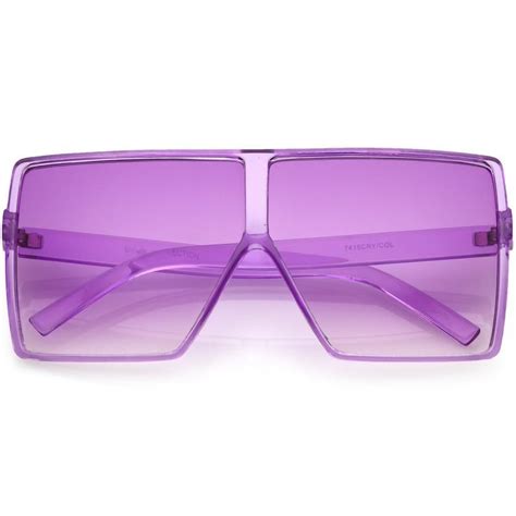 women s oversize festival color tone square sunglasses zerouv colour tint top colour