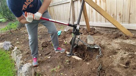 No chemicals needed, no expensive equipment to purchase or borrow, and no professionals to pay for removal. Tree stump removal DIY - pull it out with a Hi Lift Jack ...