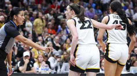 Iowa Frustrated By Caitlin Clark Foul Poor Officiating In Title Game Sports Illustrated