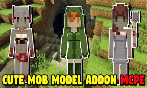 Cute Mob Model Addon For Minecraft Pe Für Android Apk Herunterladen