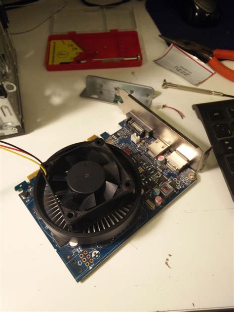 Broken Gpu Fan Just Use A Case Fan Rtechsupportmacgyver