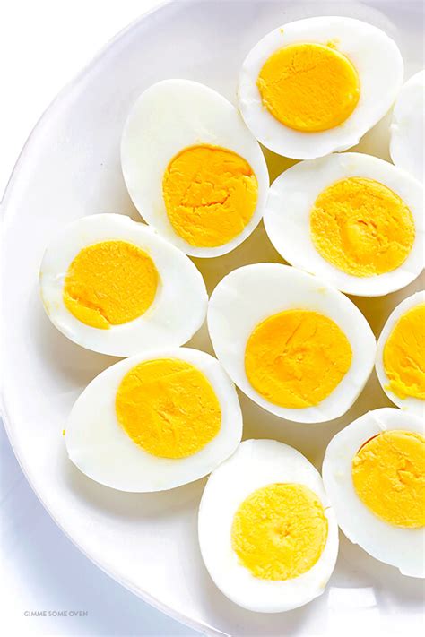 Eggs exposed to high heat for a long time so the answer to how long do you boil hard boiled eggs? is: Hard-Boiled Eggs | Gimme Some Oven