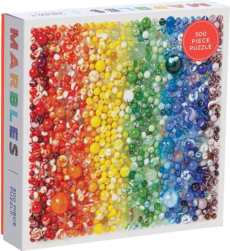 Rainbow Marbles 500 Piece Puzzle Jigsaw Puzzles Amazon Canada