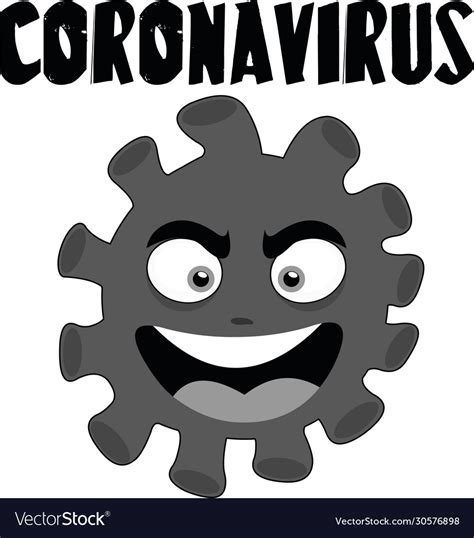 Coronavirus Cartoon Royalty Free Vector Image Vectorstock