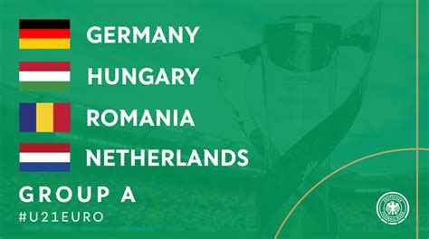 The euro 2021 groups are as follows euro 2021 tickets for all matches are now available at www.1boxoffice.com. Germany U21s drawn in Group A with Hungary, Romania, and ...