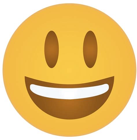 سعيد الوجه Emoji Png ملف Png Mart