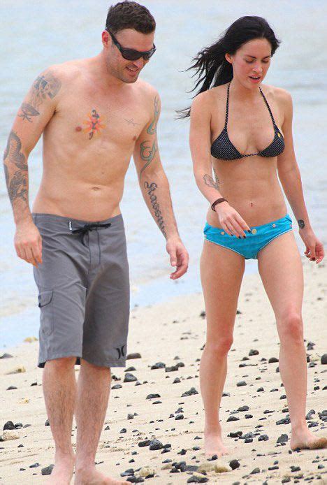 Bikini Clad Megan Fox Shows Off New Tattoo On Hawaiian Break Hello