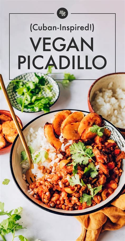 Easy Vegan Picadillo Cuban Inspired Recipe Picadillo Easy Vegan