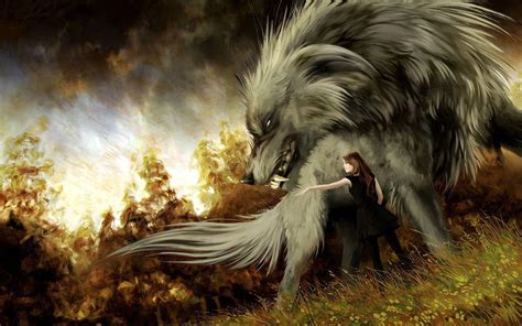 Women And Wolves Wallpapers Top Free Women And Wolves Backgrounds