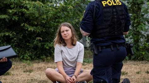 Sweden Charges Greta Thunberg For Blockading Oil Port Bbc News