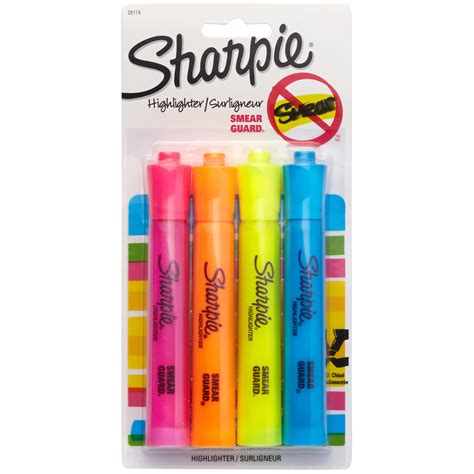 Sharpie Accent Tank Style Highlighter Assorted Colours Chisel Tip