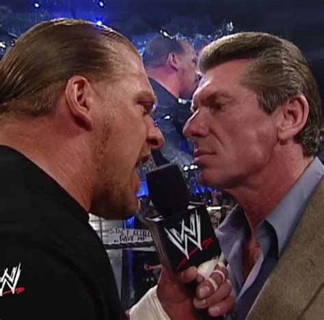 Triple H And Mr Mcmahon Vince Mcmahon Pro Wrestling Wwf