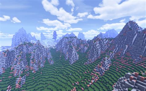 The Most Amazing Mountain Generation Seeds On Minecraft Bedrockpe