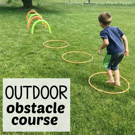 Diy Outdoor Obstacle Course For Kids