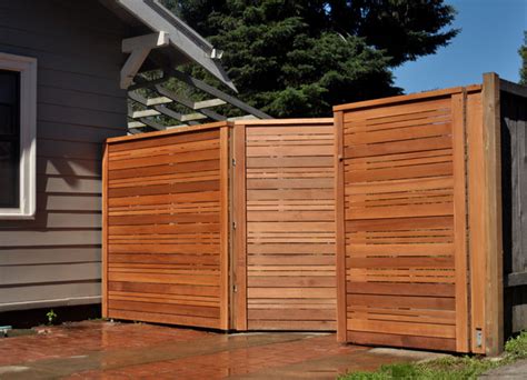 The modern day gate designs are not only attractive and good on the eyes but are kept secure and safe from the unwanted guests. Modern Fence/Gate - Modern - Landscape - Portland - by Pistils Landscape Design + Build