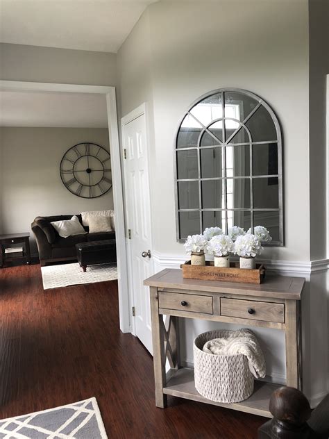 Repose Gray By Sherwin Williams Mirror From Home Goods Clock From