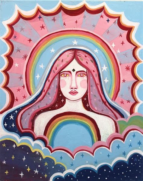 Psychedelic Dream Girl Psychedelic Poster 60s Art 60s Etsy