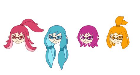 I Drew Some Possible Hairstyles For The Inkling Girl Rsplatoon