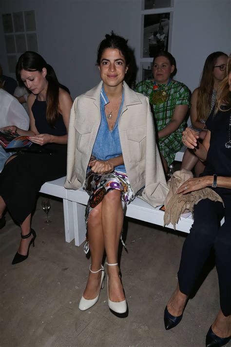 Leandra Medine Of Man Repeller Sitting Front Row At Easton Pearson