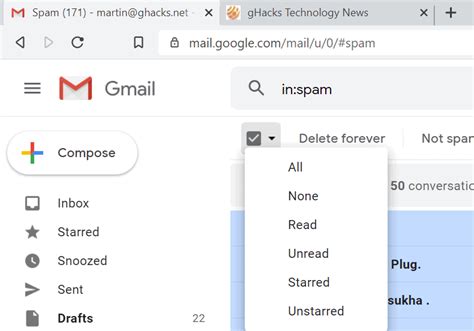 What Is The Best Way To Delete Multiple Emails In Gmail Ghacks Tech News
