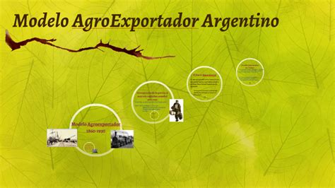 Modelo Agroexportador Argentino By Nicolas Ortega
