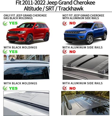 Buy Monoking Cross Bars Roof Racks For 2011 2022 Jeep Grand Cherokee