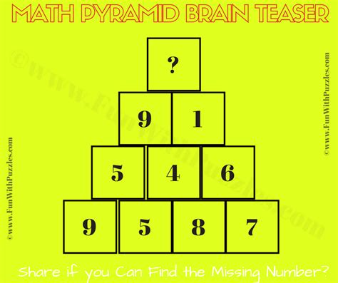 Challenging Math Brain Teasers
