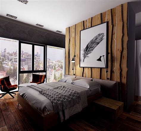 hausdesign rustikales schlafzimmer rustikal modern design mit coole