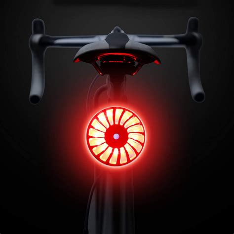 Wildken Bike Rear Light Smart Brake Bicycle Tail Light Usb Rechargeable