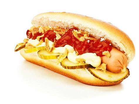 A hot dog (also spelled hotdog) is a food consisting of a grilled or steamed sausage served in the slit of a partially sliced bun. Hot Dogs: Könige des Fast Foods - Gastronomie - Badische ...