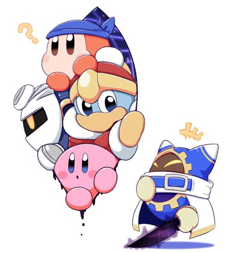 Magalor Kirby Meta Knight King Dedede Waddle Dee Kirby Art