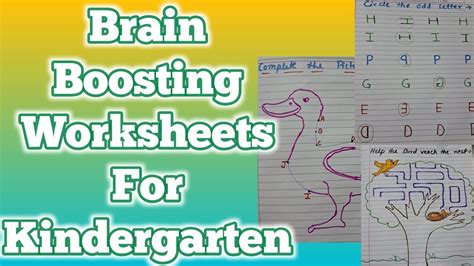 Brain Boosting Worksheets For Kids Logical Reasoning Development