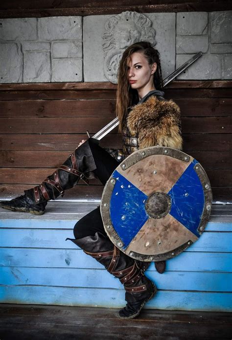 Vikingwoman Norsewoman Viking Warrior Woman Viking Cosplay Viking