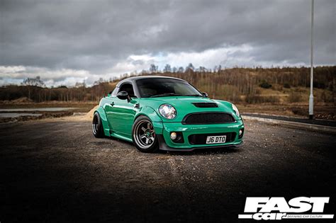 Modified Mini R58 Coupe With Liberty Walk Style Bodykit Fast Car