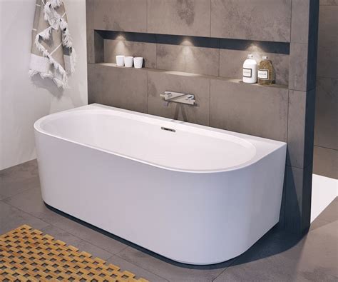 Ablage in 2019 badezimmer badezimmerideen und badezimmer. RIHO Desire back2wall Vorwandmontage-Badewanne 180x84cm, weiß | Sonderform-Badewannen ...