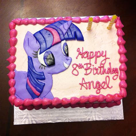 Twilight Sparkle Birthday Cake Sparkle Birthday My Little Pony