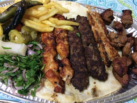 Vegan middle eastern recipes, vegan arabic food recipes, . Mixed Kebab is always a nice treat for the family #Arabic ...