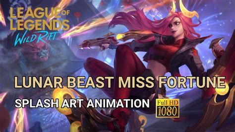 Lunar Beast Miss Fortune Splash Art Animation Youtube