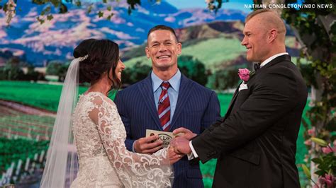 John Cena Officiates Wedding On Nbcs Today Wwe