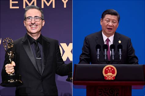 john oliver irks china press as taiwan skit overshadows xi jinping speech