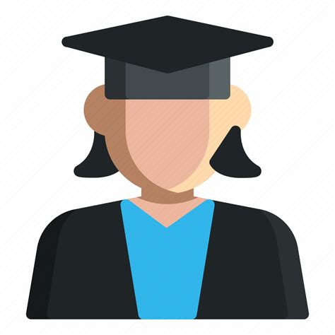 Avatar Education Female Graduate People Student Study Icon