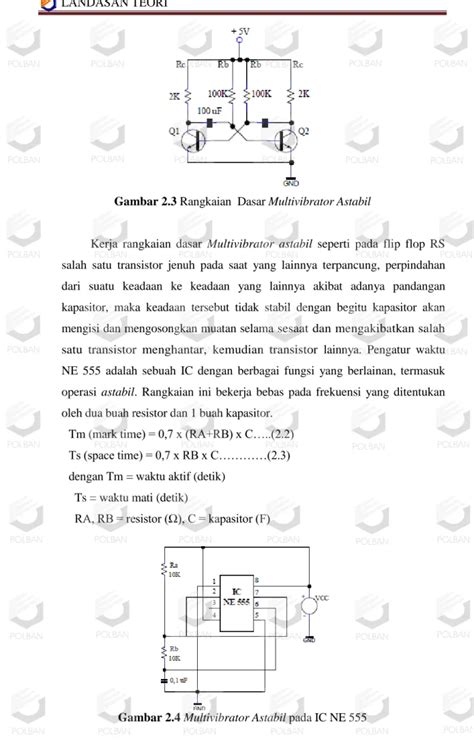 Bab Ii Landasan Teori 21 Rangkaian Pembangkit Pulsa Clock Rangkaian