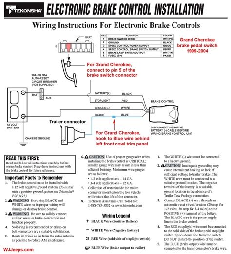 Primus Tekonsha Electric Brake Wiring Diagram
