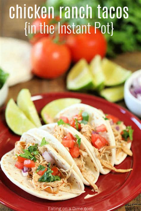 This is the easiest way to make crispy and delicious carnitas. Instant Pot Chicken Ranch Tacos Recipe - Only 4 ingredients!