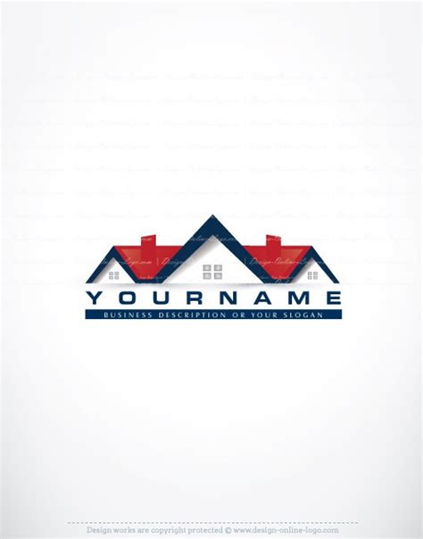 House Real Estate Logo Compatible Free Business Card